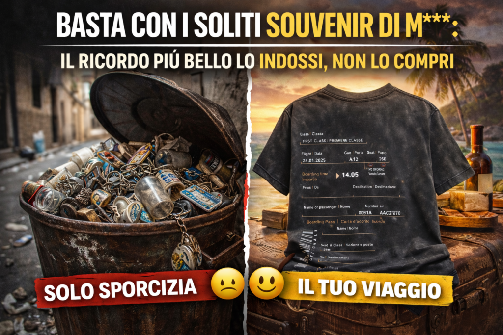 Basta con i soliti souvenir: il ricordo più bello lo indossi