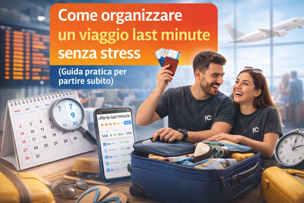 Come organizzare un viaggio last minute senza stress