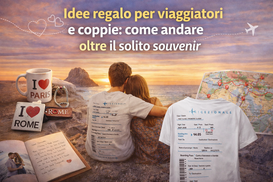 Idee regalo per viaggiatori e coppie: oltre il solito souvenir