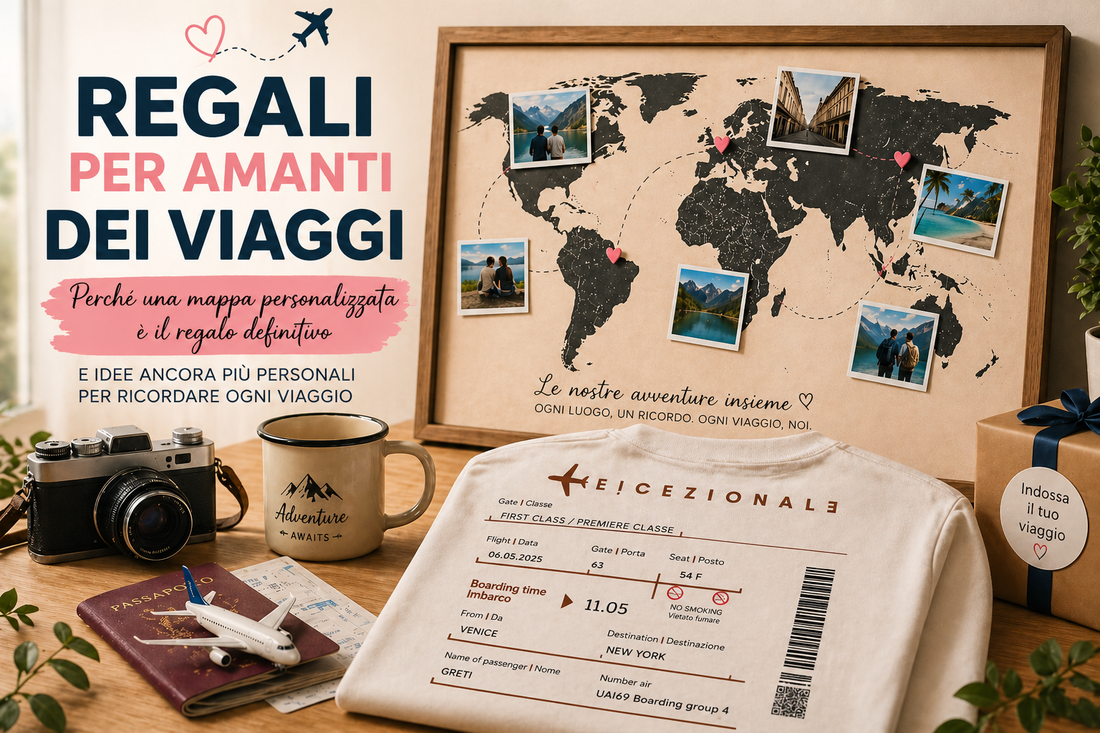 Perché una mappa personalizzata è il regalo definitivo per chi viaggia