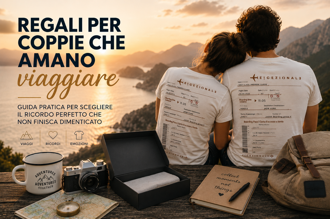 Regali per coppie che amano viaggiare: guida al ricordo indossabile