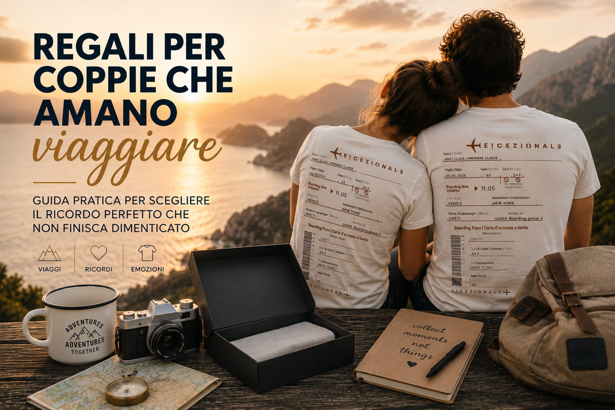 Regali per coppie che amano viaggiare: guida al ricordo indossabile