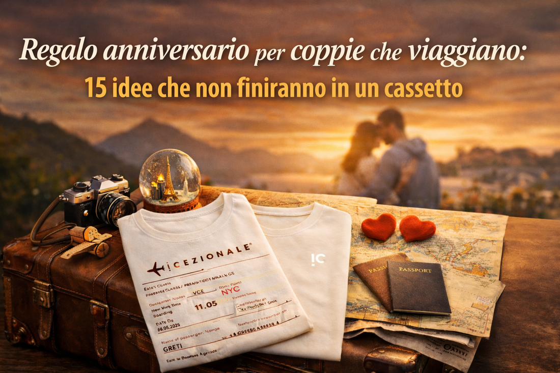 Regalo anniversario per coppie che viaggiano: 15 idee significative