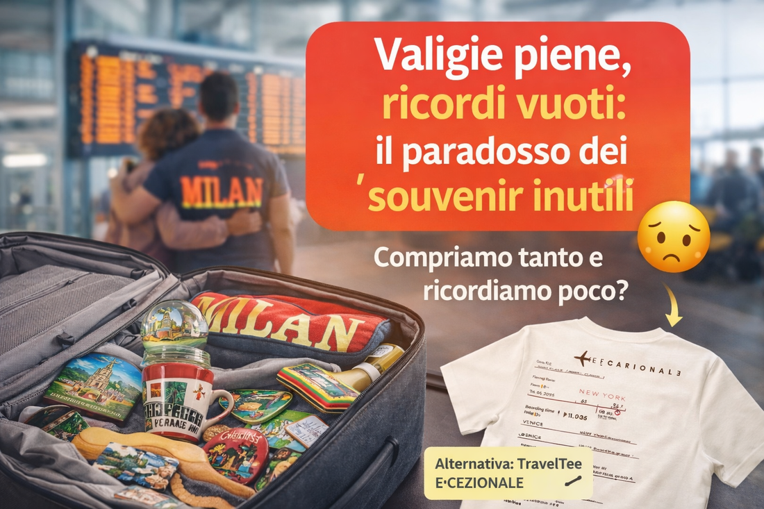 Valigie piene, ricordi vuoti: il paradosso dei souvenir inutili