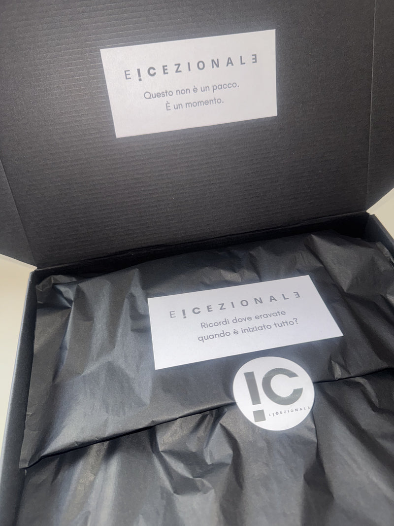 E!CEZIONALE — packaging